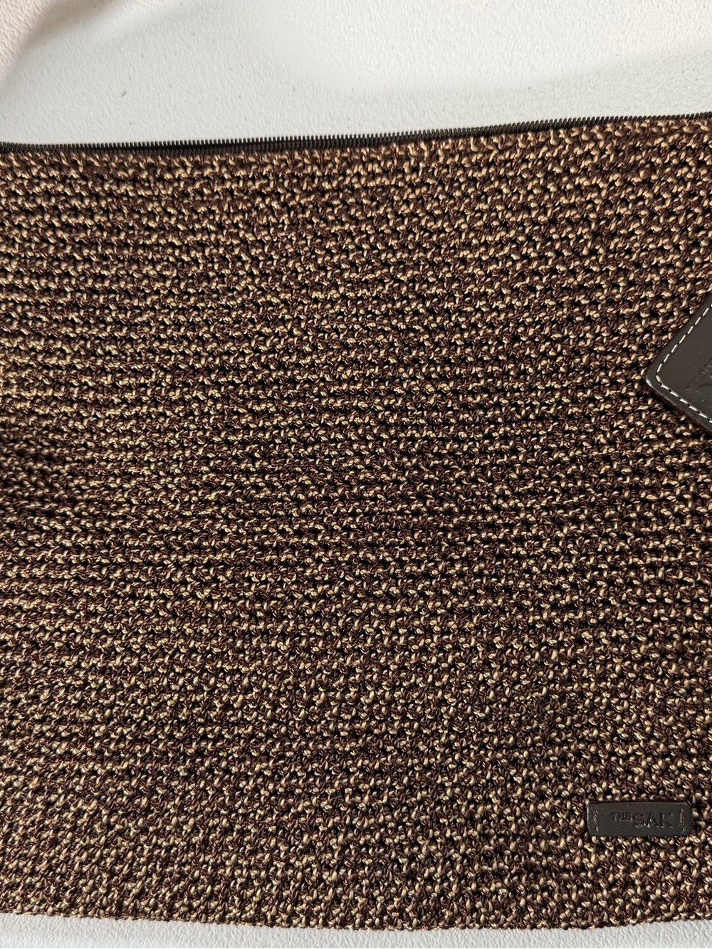 The Sak black nylon interior zip pouch